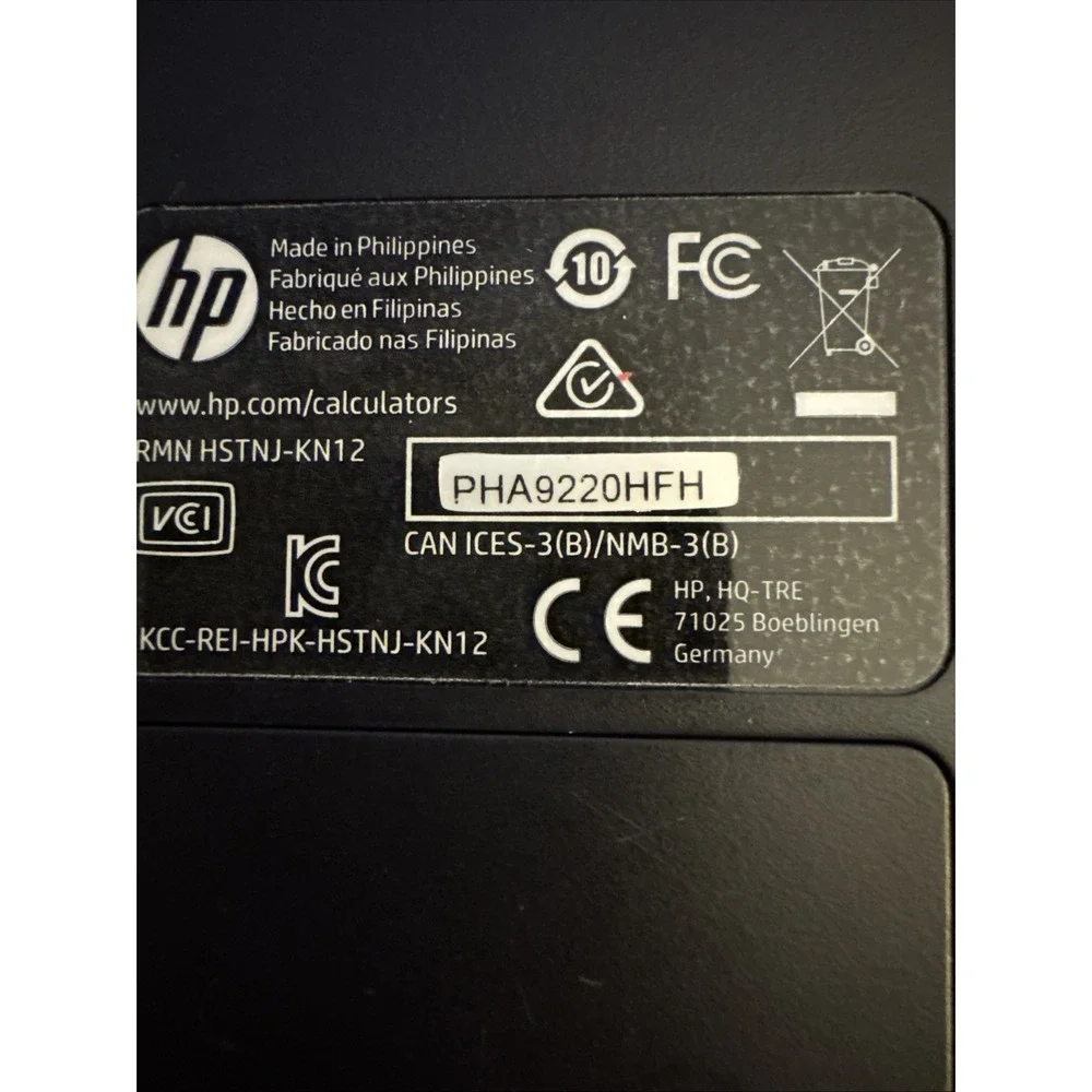 HP 10BII Financial Calculator‎ Tested Works New Batteries